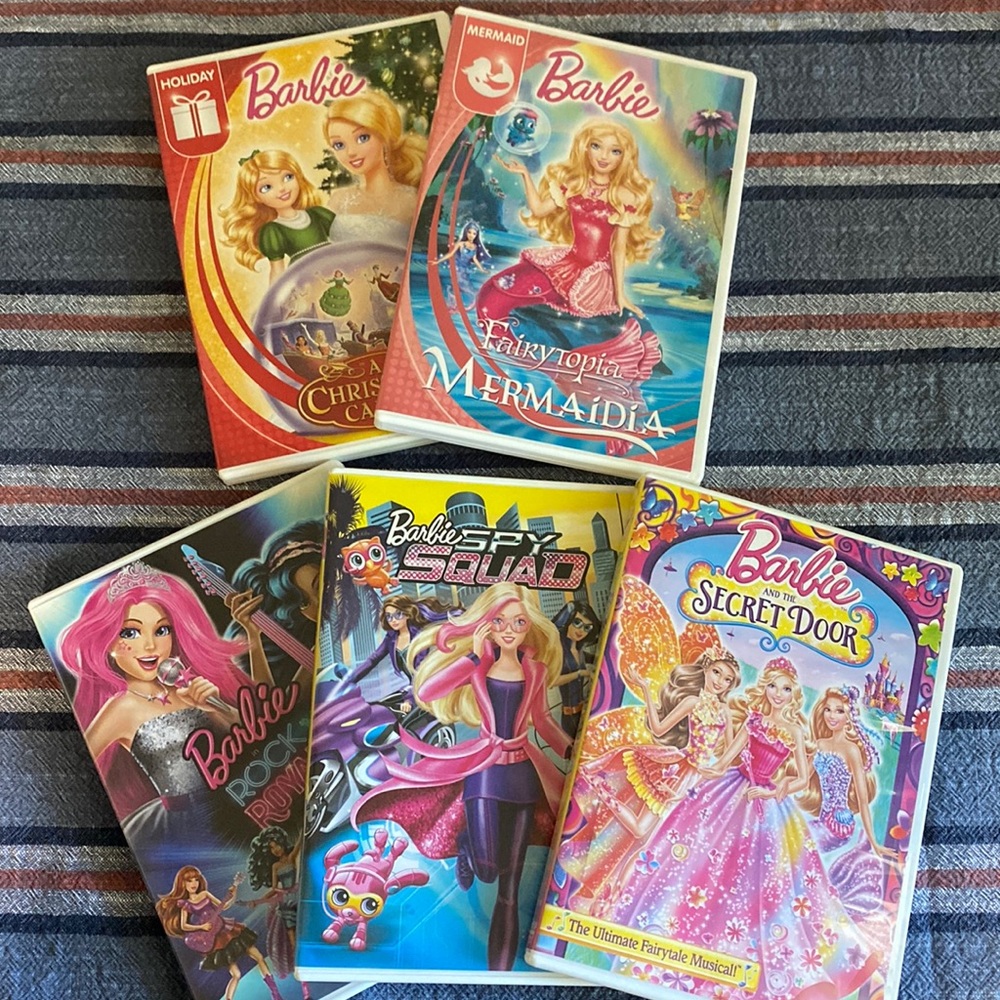 Barbie DVD Movies (set of 4)